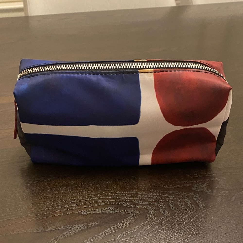 Red and Blue Abstract Pouch - Picture 3 of 6